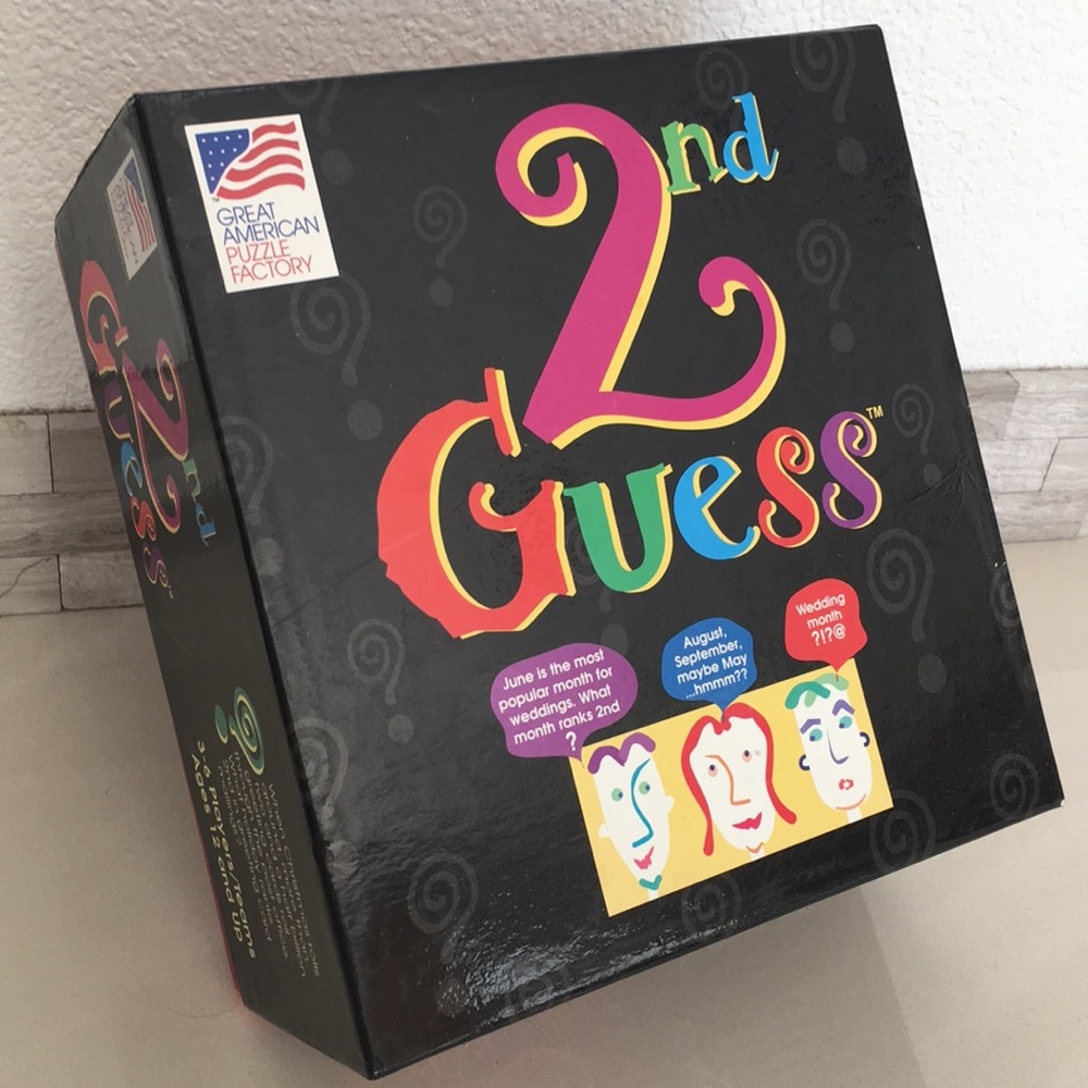 2nd guess card game! Used once!